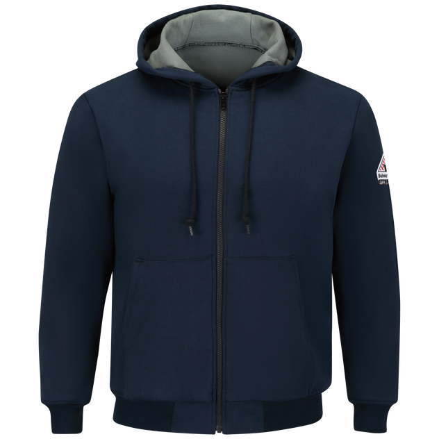 Bulwark Men's FR Full Zip SMM6 Hoodie with Face Mask — Shirt Size