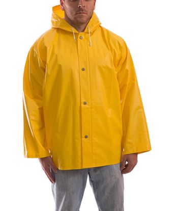 Tingley J32107 PVC Coated Work Jacket - with Attached Hood Front
