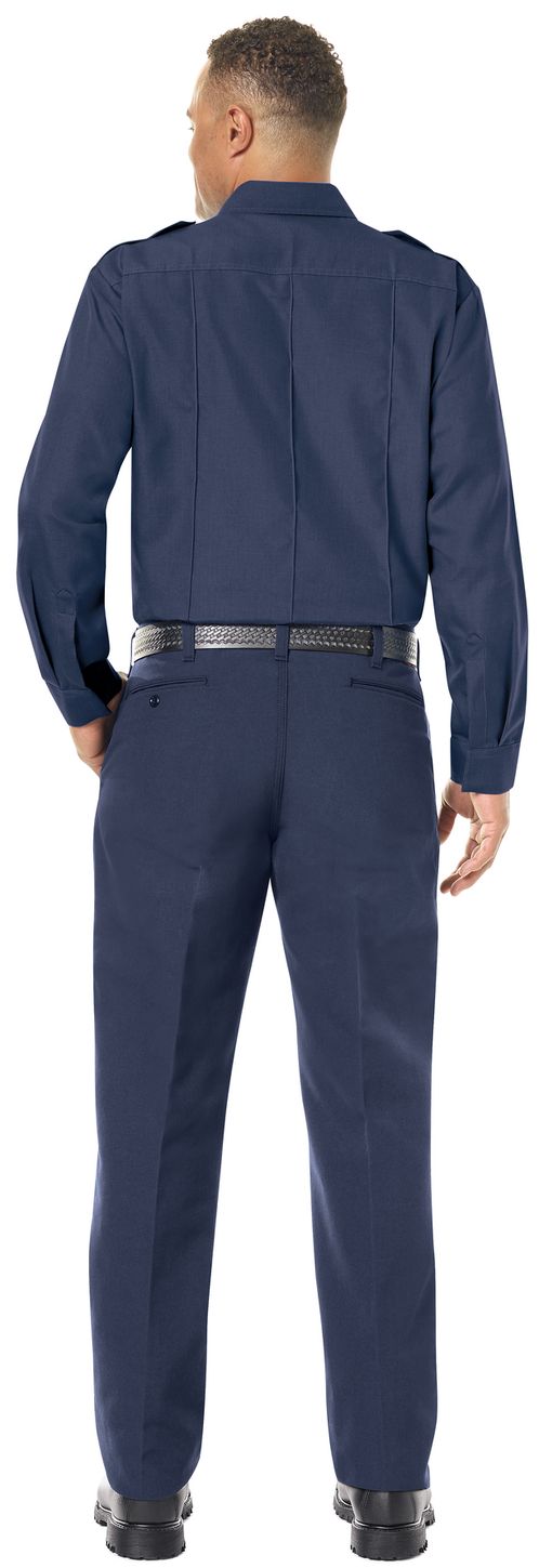 Workrite FR Pants FP52 Classic Firefighter Navy Example Back