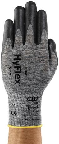 Ansell HyFlex Low Fatigue Gloves 11-801 - Nitrile Foam Coated Front