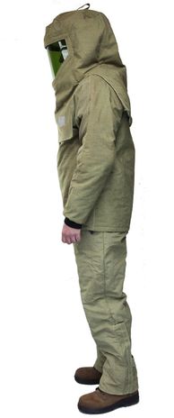 CPA 44 Cal Arc Flash Suit with Jacket and Bib Overall AG44 - Side View