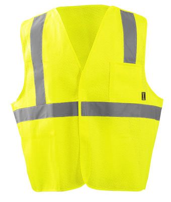 Occunomix ECO-IMB Break-Away Mesh Vest Front Yellow