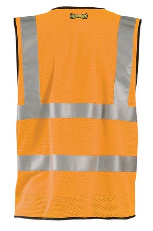 Occunomix OccuLux Cool Mesh and High Visibility Vest LUX-SSCOOLG Back Orange