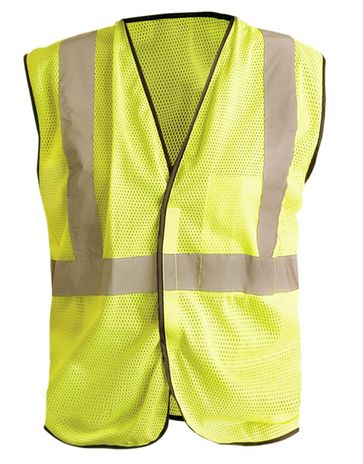 Occunomix Class 2 LUX-SSGC Mesh Standard Hi-Viz Vest Yellow