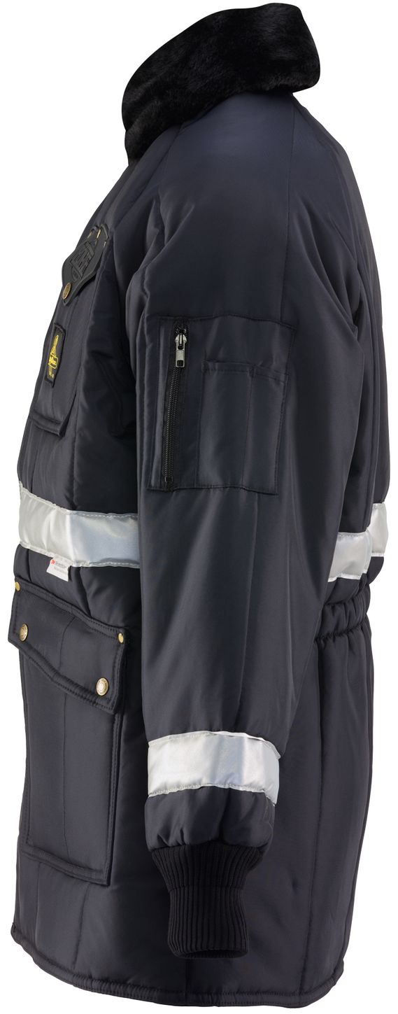 RefrigiWear 0343 Iron-Tuff Siberian Vinter Work Coat With Reflective Tape Left