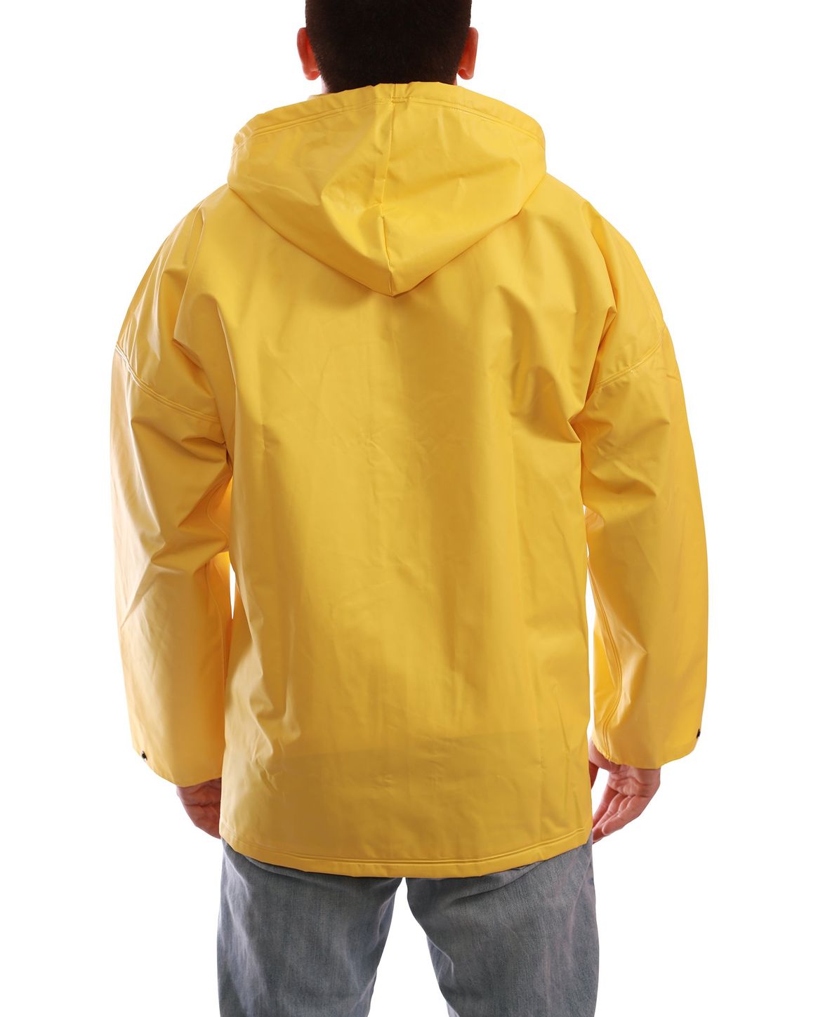 Tingley J56207 DuraScrim™ Fire Resistant Jacket - PVC Coated, Chemical Resistant, with Hood Snaps Back