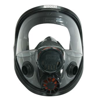 Honeywell North Safety 7600-Series Respirator Full Face Mask 760008A - Premium Elastomeric Front