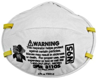 3M Particulate Respirator 8110S - N95 Front