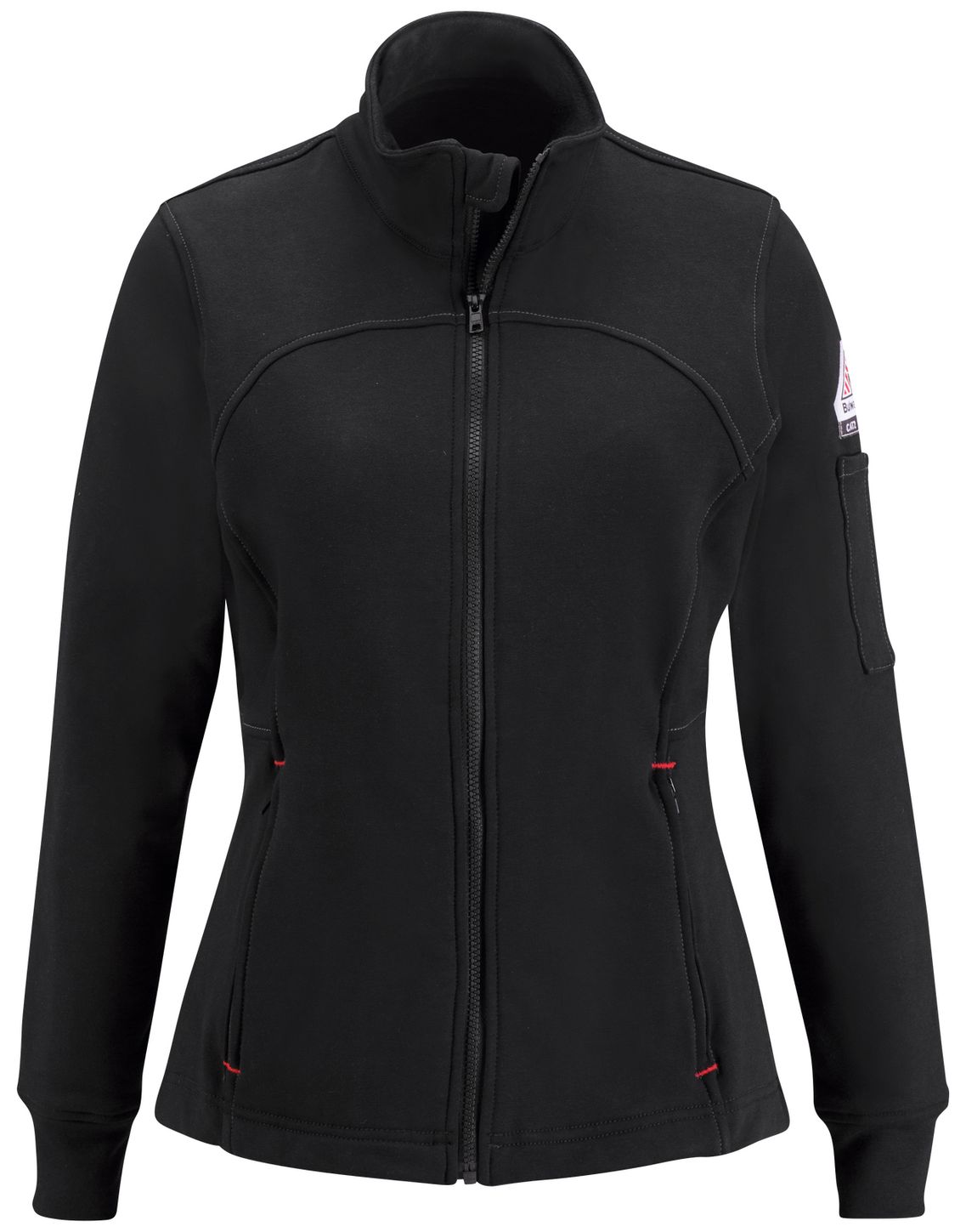 Bulwark FR Women's Jacket SEZ3, Fleece Zip-Up — Coat Size: XS, Garment ...