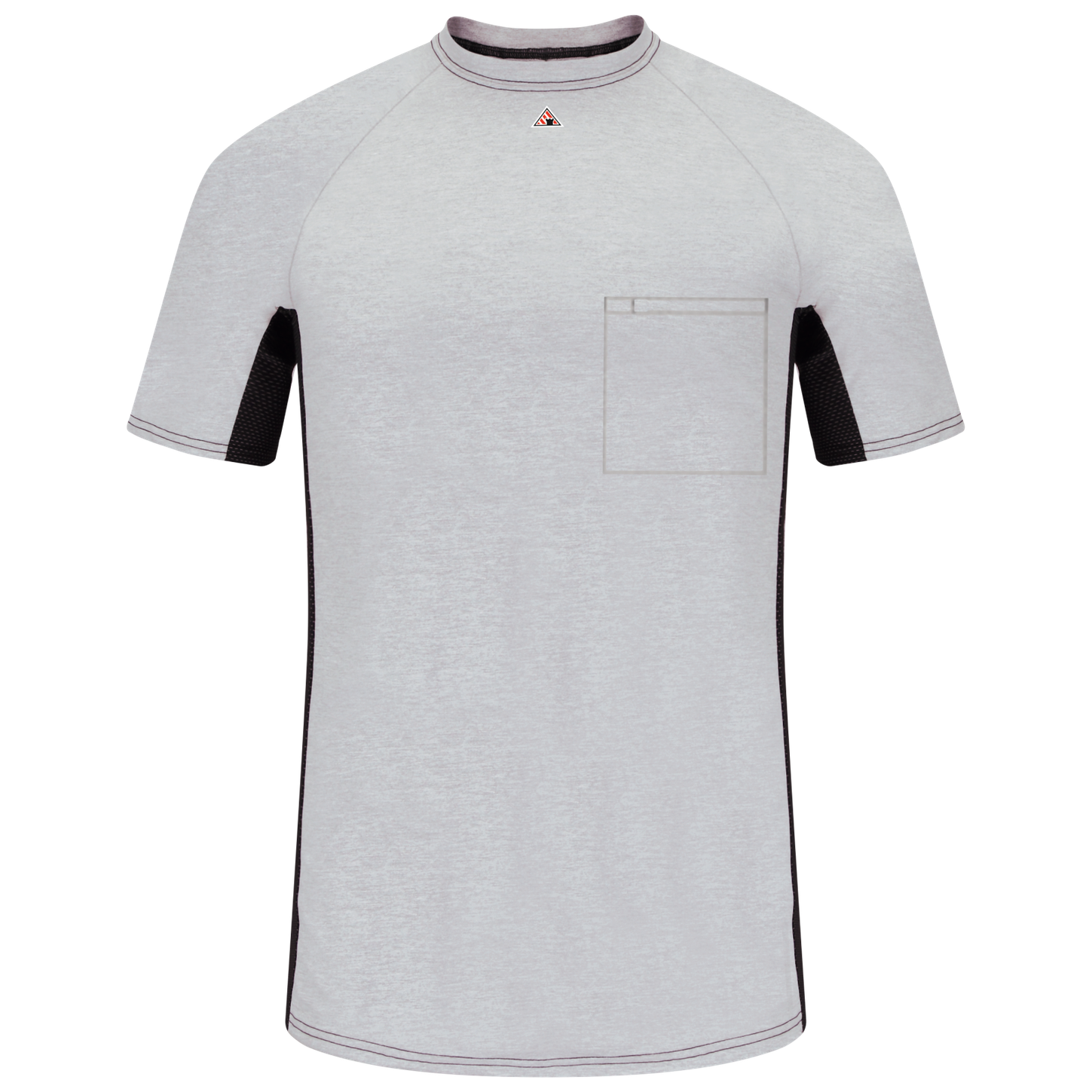 Bulwark-fr-mps4-short-sleeve-base-layer-grey-front