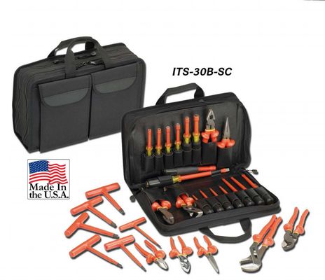 Cementex ITS-30B-SC Electricians Tool Kit w/Soft Case, 30-Piece