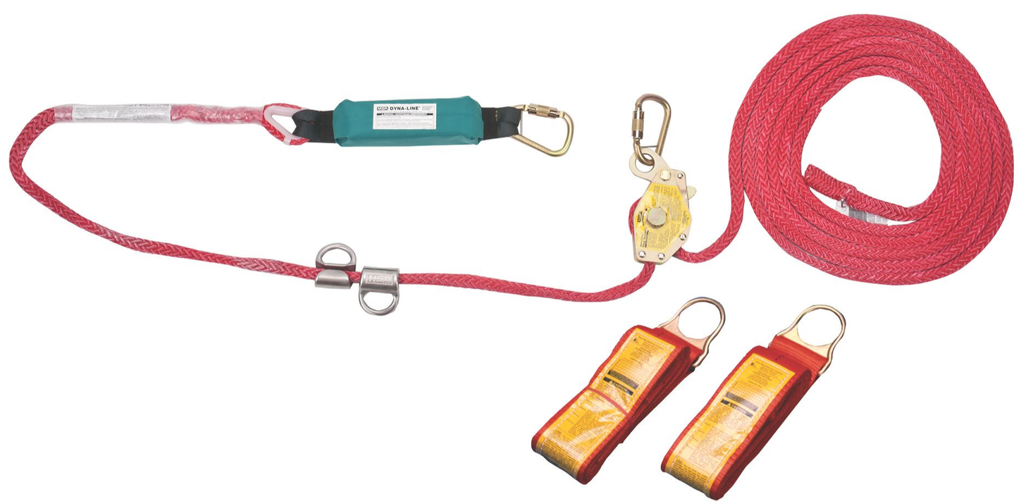 MSA Dyna Line Temporary Horizontal Lifeline — Legion Safety
