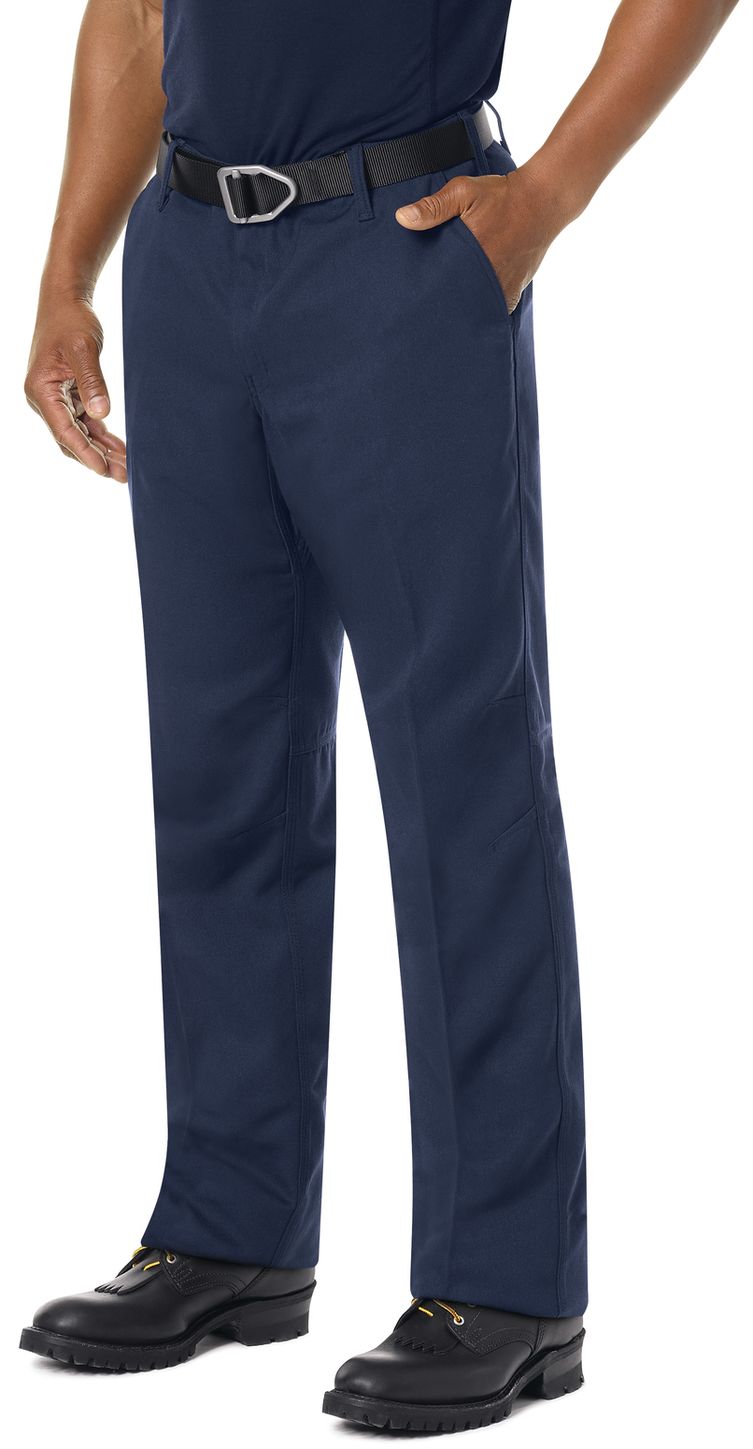 Workrite FR Pants FP30 Wildland Dual-Compliant Uniform Navy Example Left
