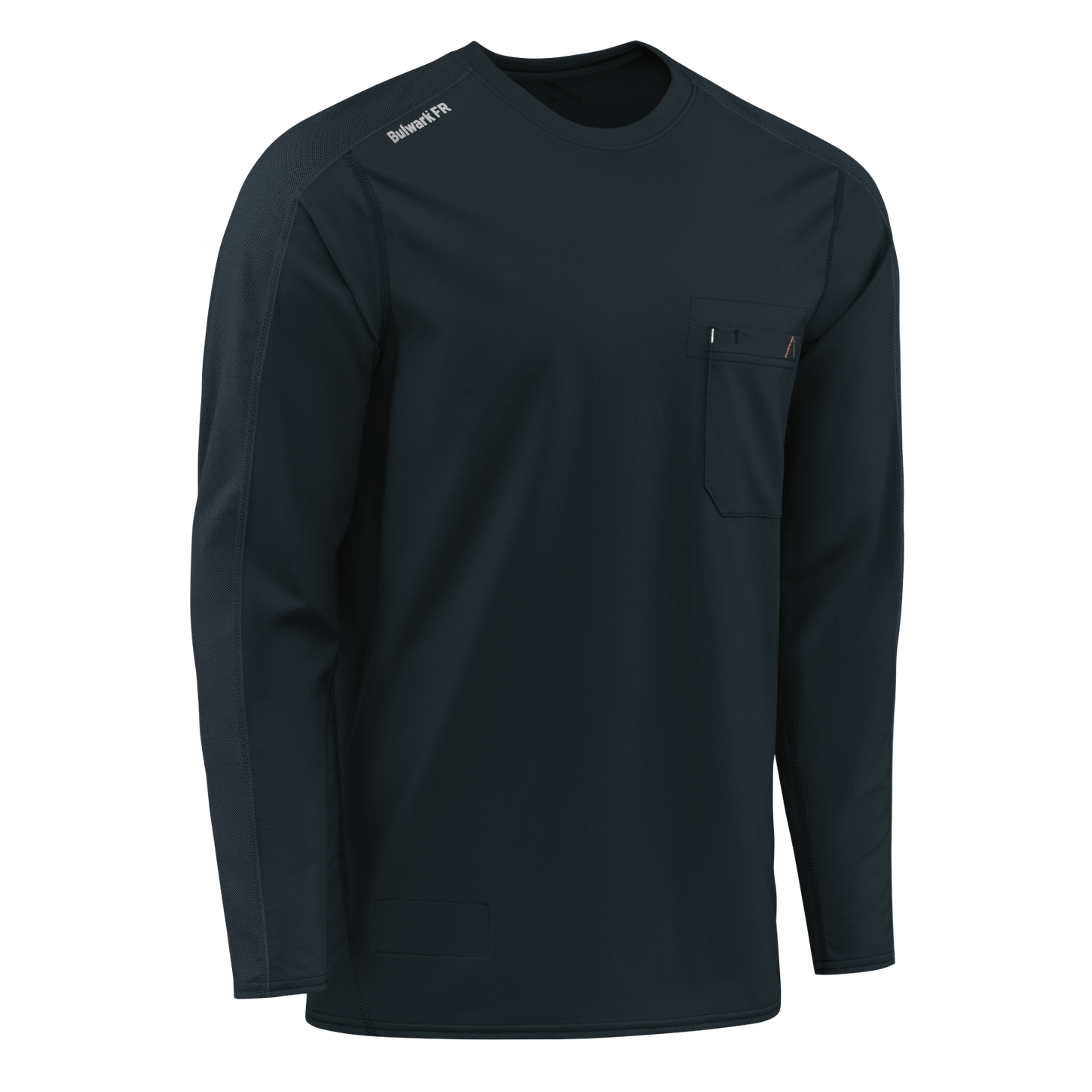 Bulwark-fr-stt2-mens-flex-knit-tee-navy-side