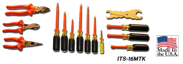 Cementex ITS-16MTK Insulated Meterman Tool Kit, 16PC