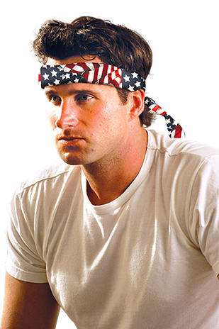 Occunomix 954 Miracool® Headband Wavy Flag