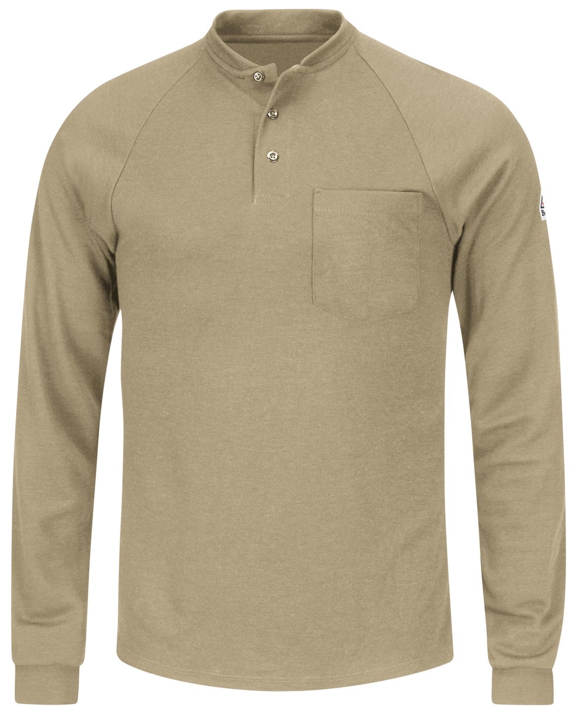 bulwark-fr-henley-sml2-lightweight-khaki-front.jpg