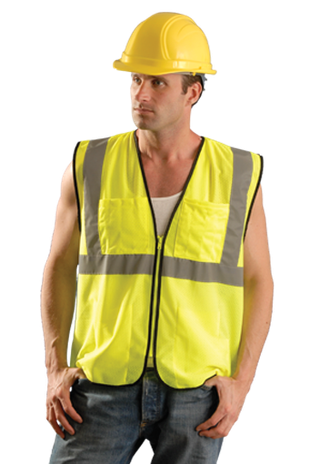 Occunomix eco-gcs mesh suveryor vest yellow