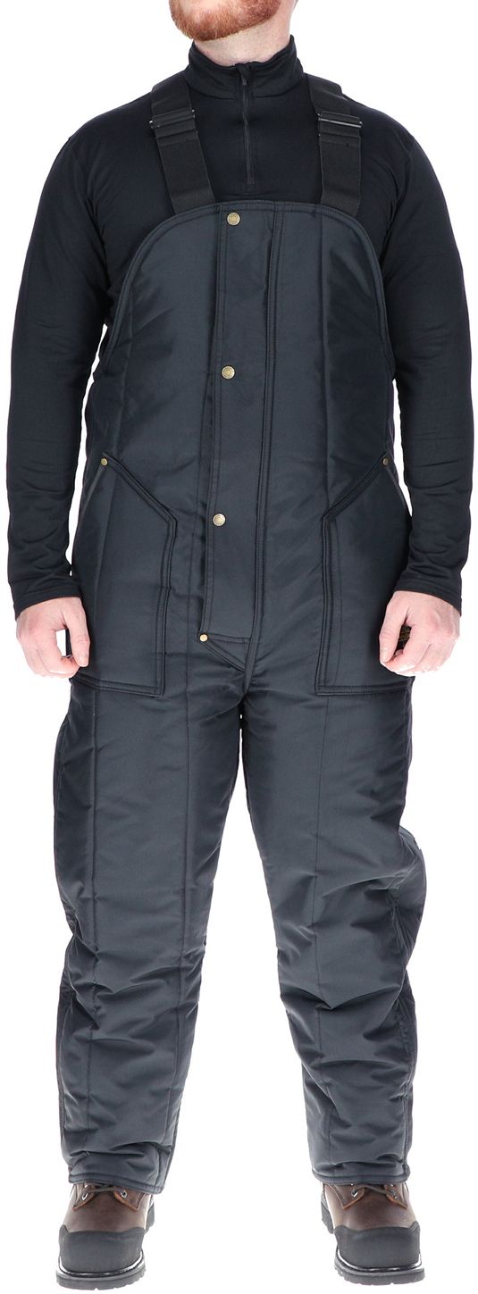 RefrigiWear 0385 Iron-Tuff Cold Weather Work Overall - High Bib Navy Front Example