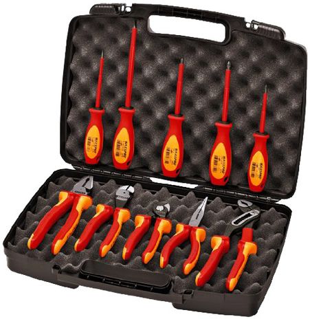 Knipex Insulated Pliers and Screwdriver Tool Set 9K 98 98 30 US