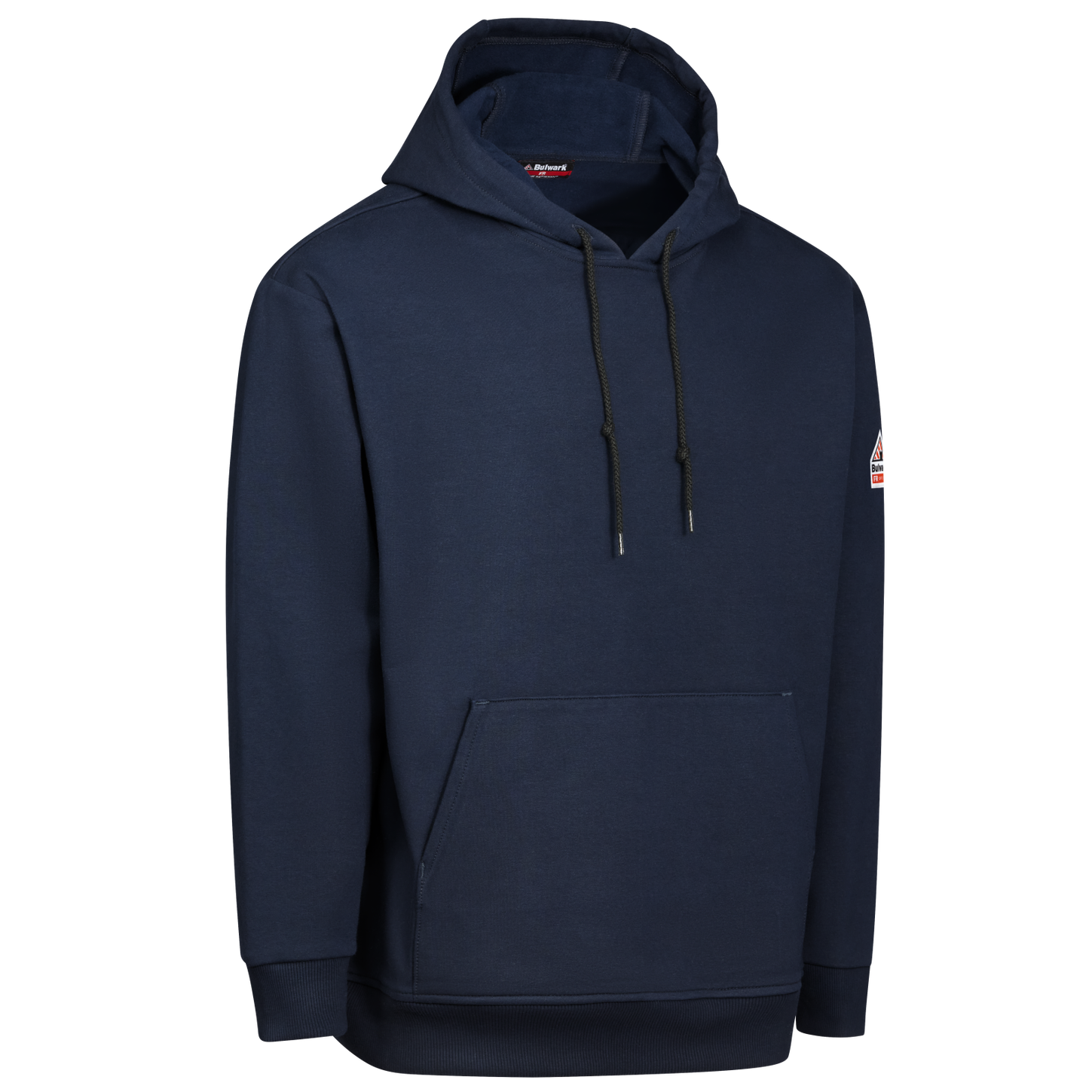 Bulwark-fr-seb4-mens-fleece-hoodie-pullover-navy-side