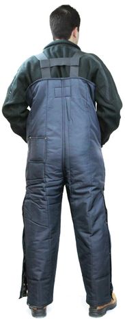 RefrigiWear Iron-Tuff Insulated High Bib Work Overall 0345 - Back View