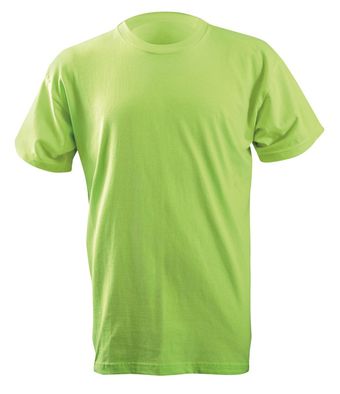 Occunomix LUX-300 Hi-Viz Classic Cotton T-shirt Lime Front