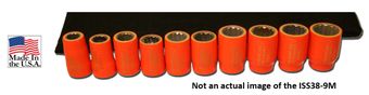 Cementex ISS38-9M Insulated Metric Socket Kit, 9PC