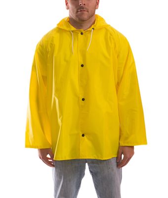 Tingley J21107 Eagle™ Water Repellant Jacket - Polyurethane Interior, with Attached Hood Front