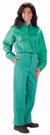 Chicago Protective 9 oz Green Proban Fire Resistant Pants