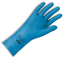 Ansell Natural Blue 356 Light Duty Unlined Latex Gloves