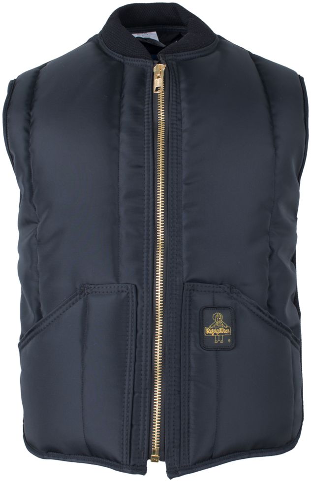 RefrigiWear 0399 Iron-Tuff Insulated Work Vest Navy Front