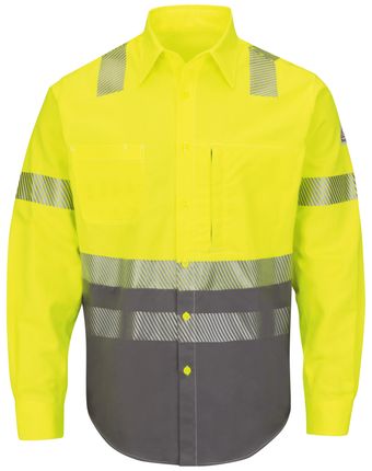 bulwark-fr-hi-visibility-shirt-slb4-color-block-uniform-yellow-green-front.jpg