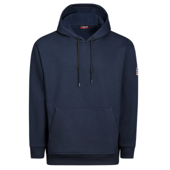 Bulwark-fr-seb4-mens-fleece-hoodie-pullover-navy-front