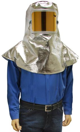 Otterlayer aluminized hood 7x11 front detail H11-ACF