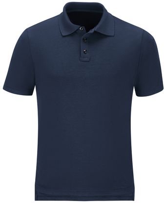 Workrite FR Polo Shirt FT10, Short Sleeve, Station Wear Navy Front