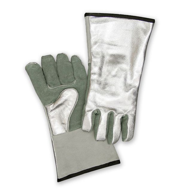 Chicago Protective Apparel Aluminized Back Welding Gloves w/ Back Pad
