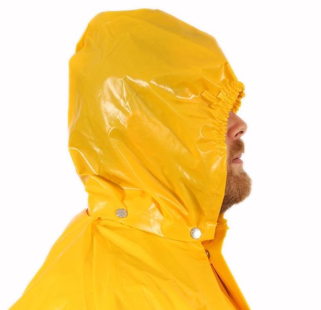 Tingley Iron Eagle® Chemical Resistant Detachable Hood - Polyurethane Coated Gold Side