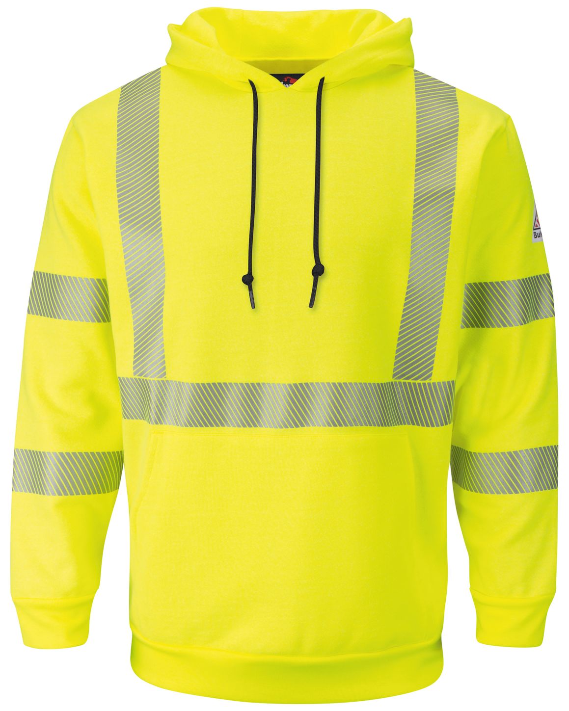 bulwark-fr-hi-visibility-sweatshirt-smh4-fleece-hooded-pullover-yellow-green-front.jpg