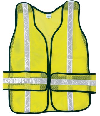 MCR Safety River City Safety Vest CHEV2L - High Visibility, Tear Away Sections Side
