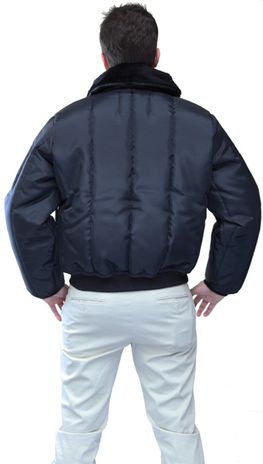 RefrigiWear 0356 Iron-Tuff Tanker Insulated Work Jacket - Back View