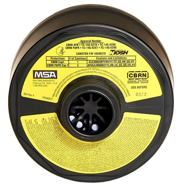 5400 and 7600 Series Respirators 1//PK 7700 Honeywell 75852P100L Chlorine//Mercury Vapors//Particulate P100 APR Cartridge for 5500