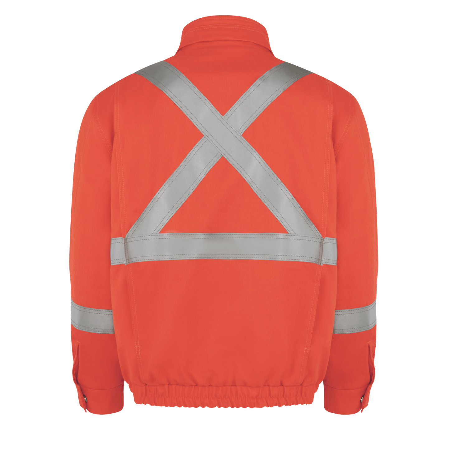 Bulwark-fr-jljp-lightweight-comfortouch-bomber-hi-vis-jacket-back