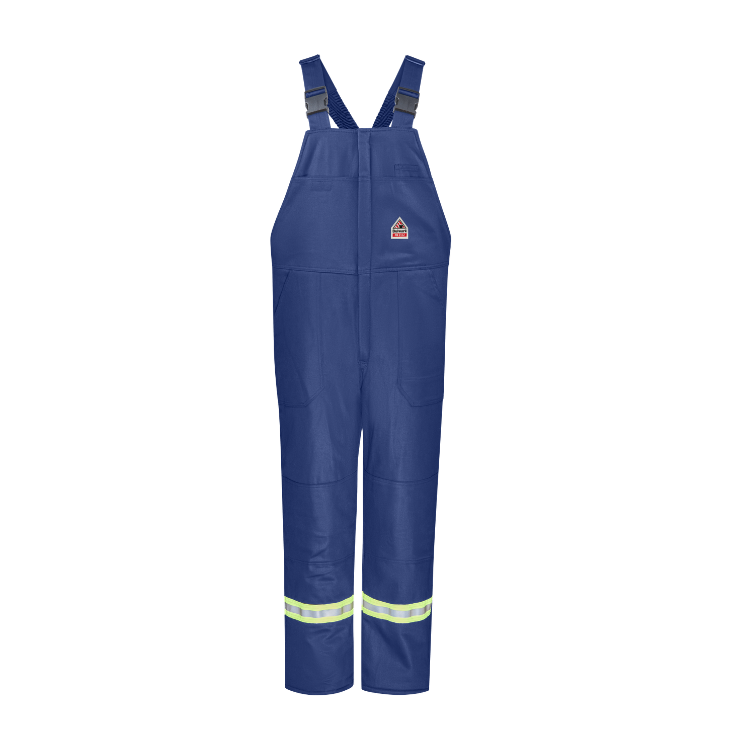 Bulwark-fr-blct-mens-bib-overall-royal-blue-front