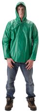 nasco acidbasic acid resistant hooded waterproof rain jacket