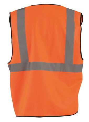 Occunomix ECO-G High Visibility Solid Standard Vest Back Orange