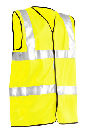 Occunomix OccuLux Standard High Visibility Vest LUX-SSFULLG Yellow Front