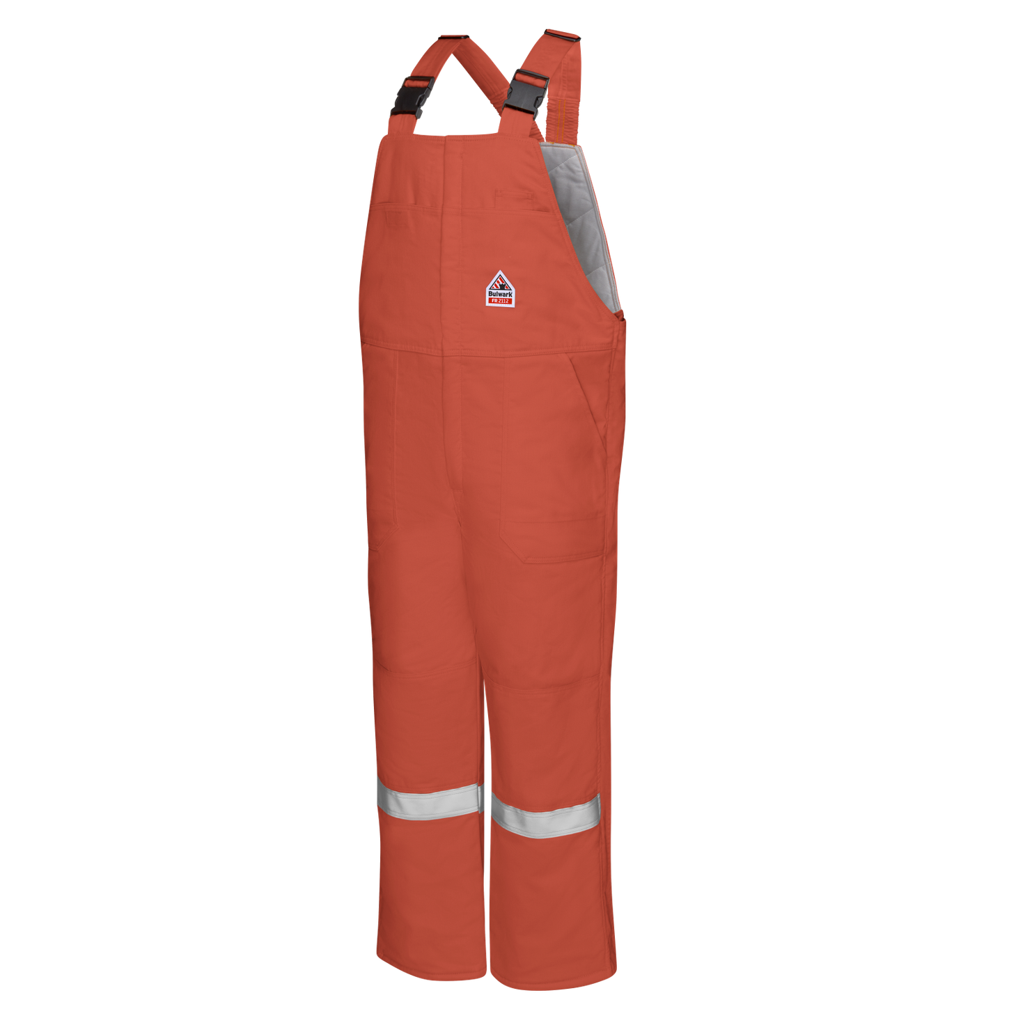 BulwarkFR-blcs-midweight-insulated-bib-overall-reflective-vis-orange-side
