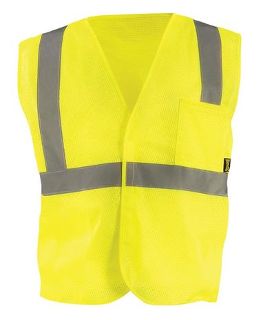 Occunomix ECO-IM Mesh Standard High Visibility Vest Front Yellow