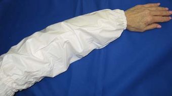 Ansell Vinyl Protective Sleeves 59-001 - 8 mil 18"